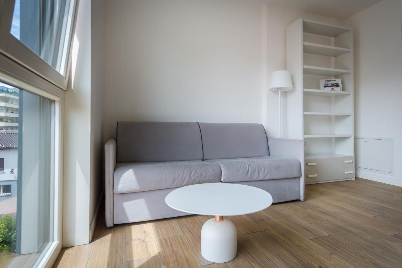Modern apartment in Lugano Bagian luar foto