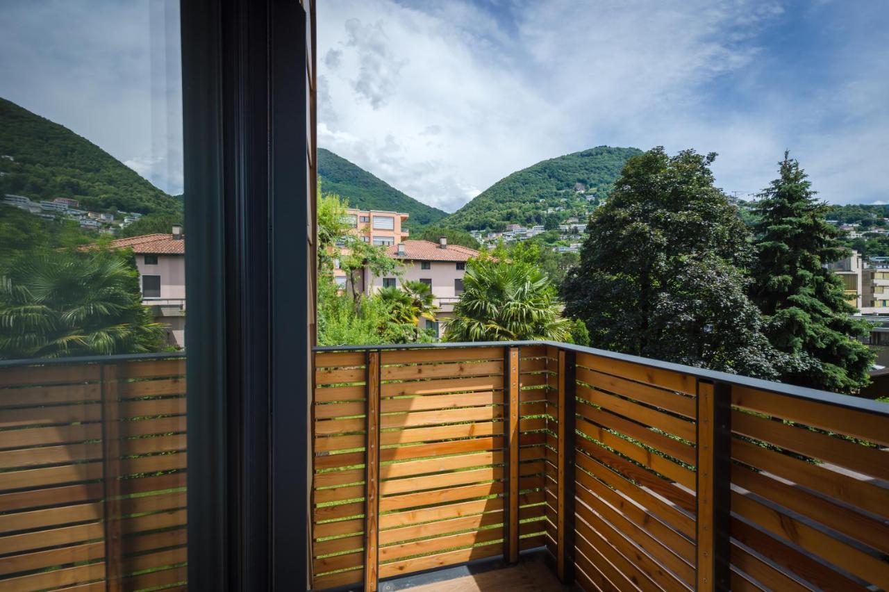 Modern apartment in Lugano Bagian luar foto