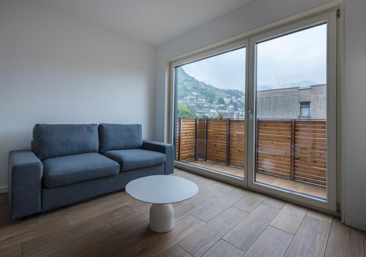 Modern apartment in Lugano Bagian luar foto